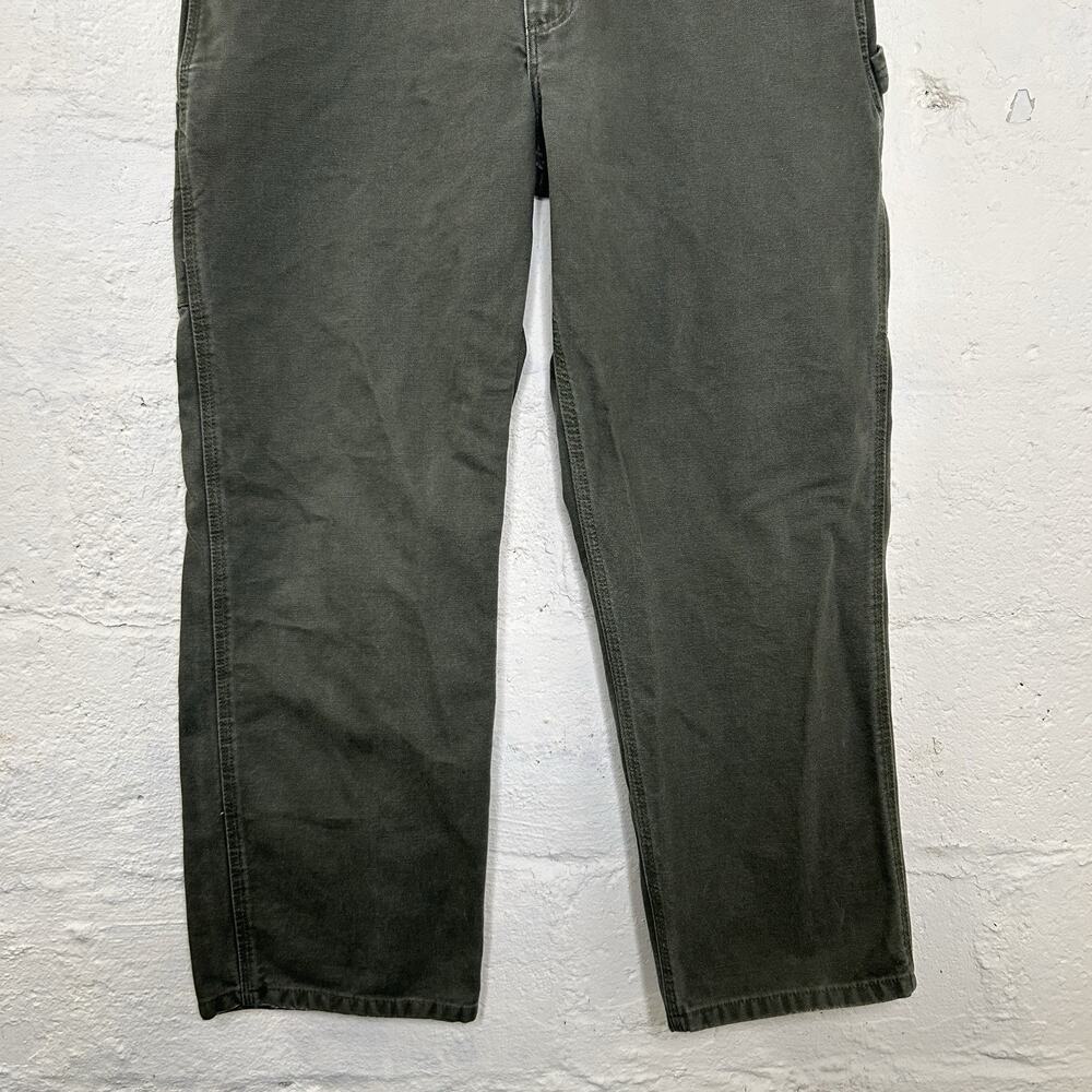 Carhartt Dungaree Fit Carpenter Pants “Moss Green” B11 MOS - Picture 4 of 7